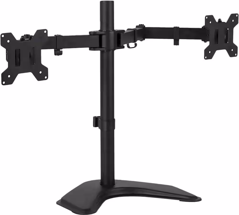 Mount-It! freestanding dual monitor desk stand