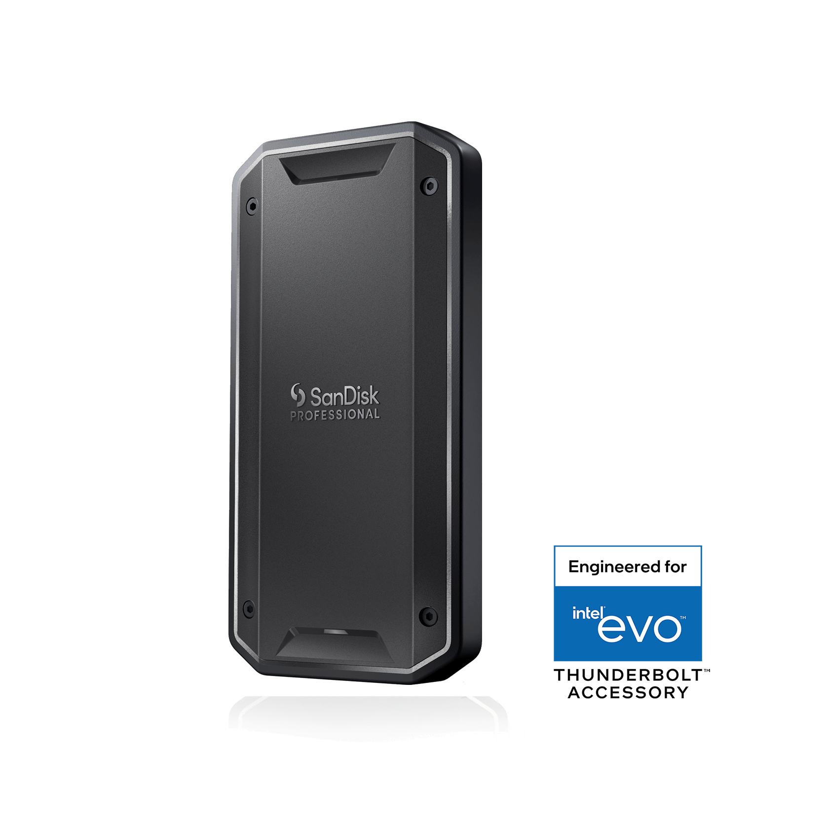 SanDisk Professional PRO-G40 portable SSD, side view