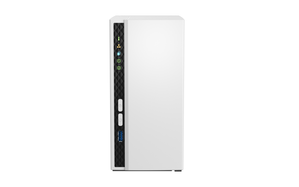 QNAP TS-233 two-bay NAS, front view
